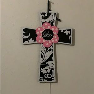 Decorative wood materials cross